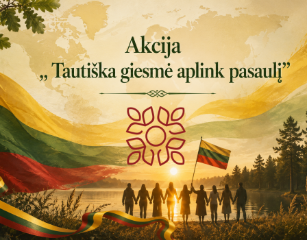 Akcija ,,Tautiška giesmė aplink pasaulį” MICAIČIUOSE