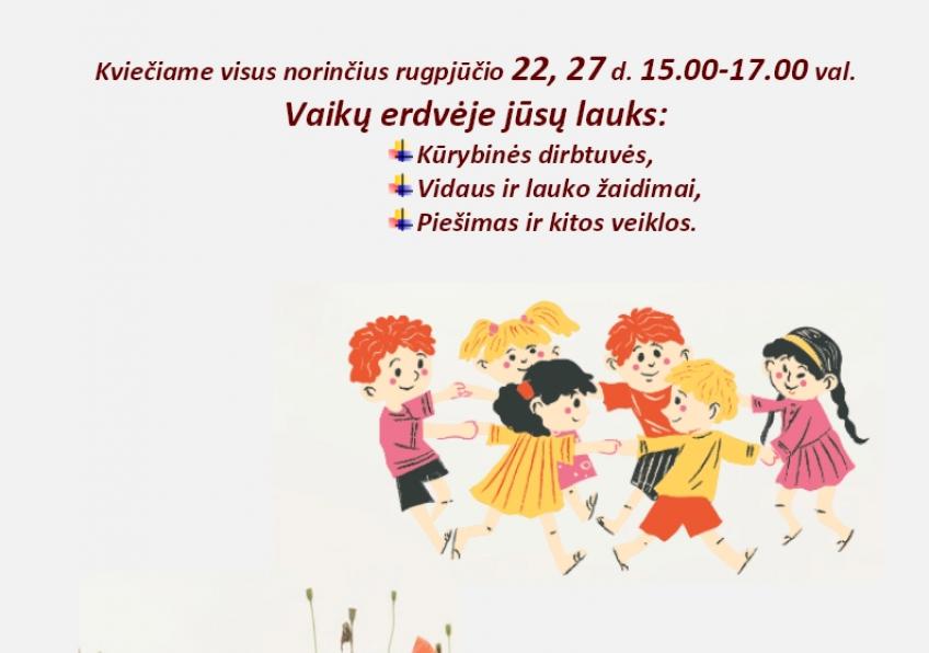 Iniciatyvos „Atverk duris vasarai” veiklos Ginkūnuose