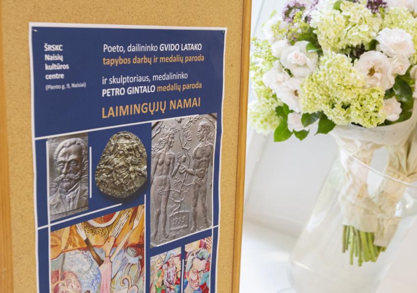 Naisių kultūros centre atidaryta paroda