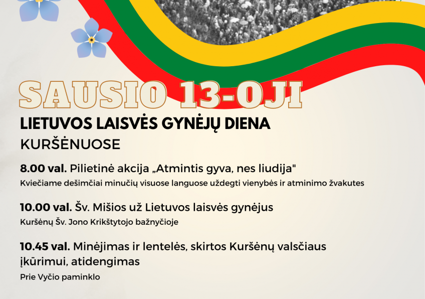 Laisvės gynėjų dienos minėjimas Kuršėnuose