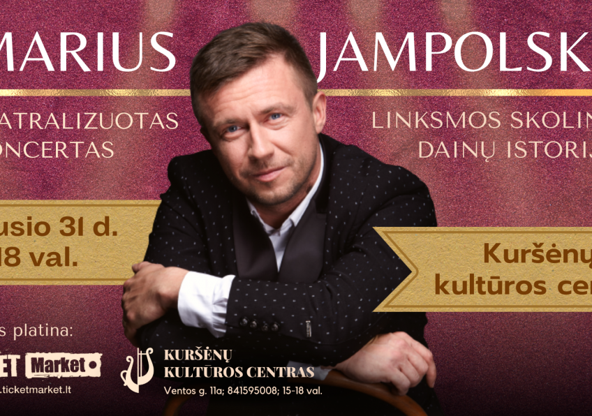 Mariaus Jampolskio koncertas Kuršėnuose