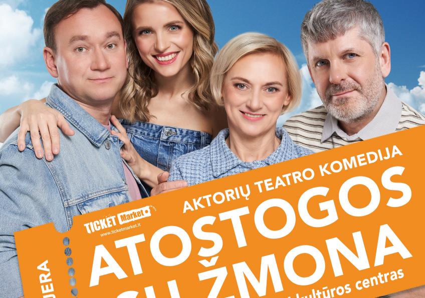 "Aktorių teatro" komedija/premjera „Atostogos su žmona“