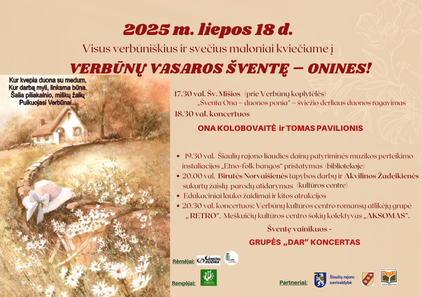 Verbūnų vasaros šventė   - Oninės