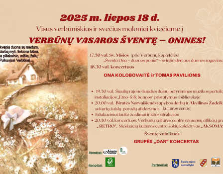 Verbūnų vasaros šventė   - Oninės