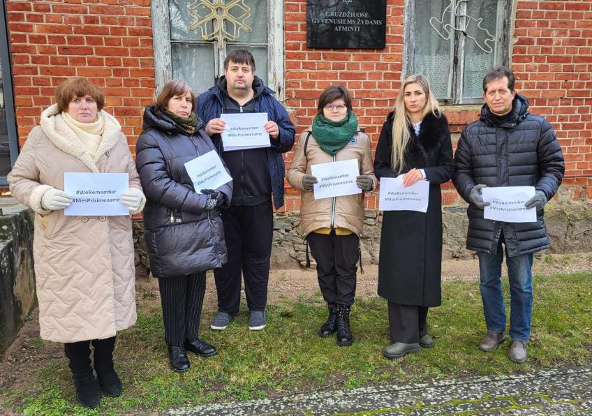 Gruzdžiuose paminėta Holokausto aukų atminimo diena