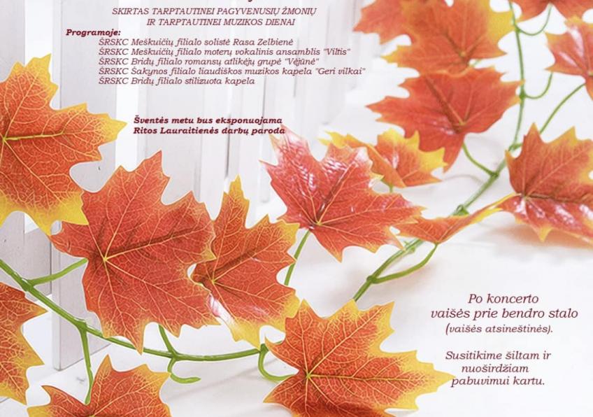 Koncertas „Rudens melodijos”