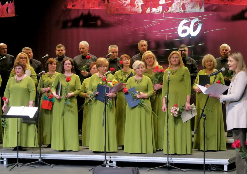 CHORINĖS MUZIKOS ŠVENTĖJE – 60 KURŠĖNŲ MIŠRAUS CHORO „GIJA“ METŲ