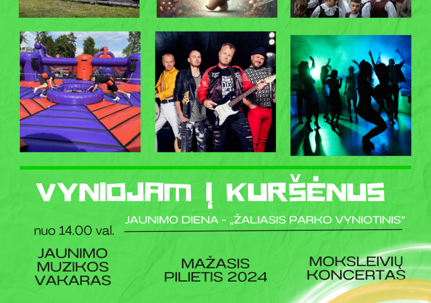 KURŠĖNŲ MIESTO ŠVENTĖ „VYNIOJAM Į KURŠĖNUS”