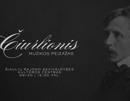 Šiaulių miesto simfoninio orkestro „Camerata Solaris“ styginių grupės ir jaunojo pianisto Povilo Ušinskio koncertas „Muzikos peizažas. Čiurlionis".