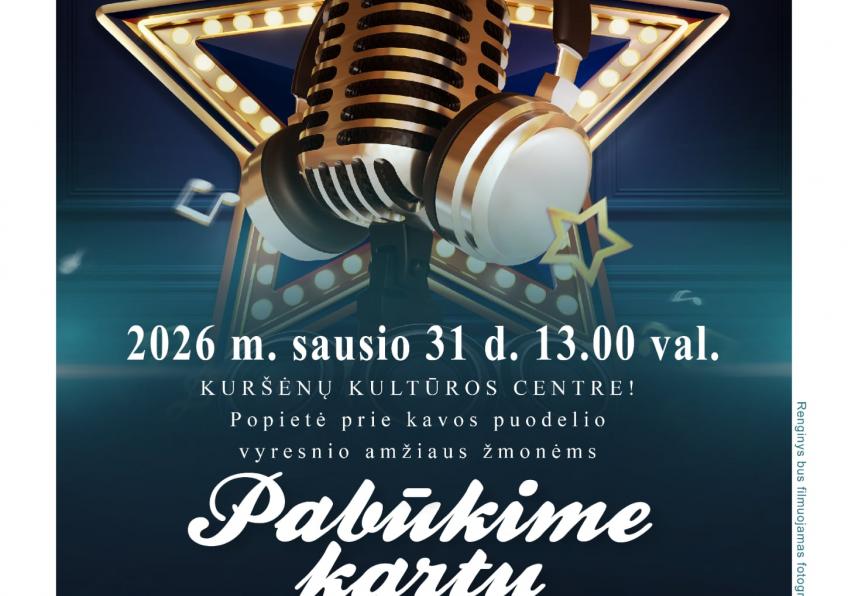 Popietė „Prie kavos puodelio” vyresnio amžiaus žmonėms