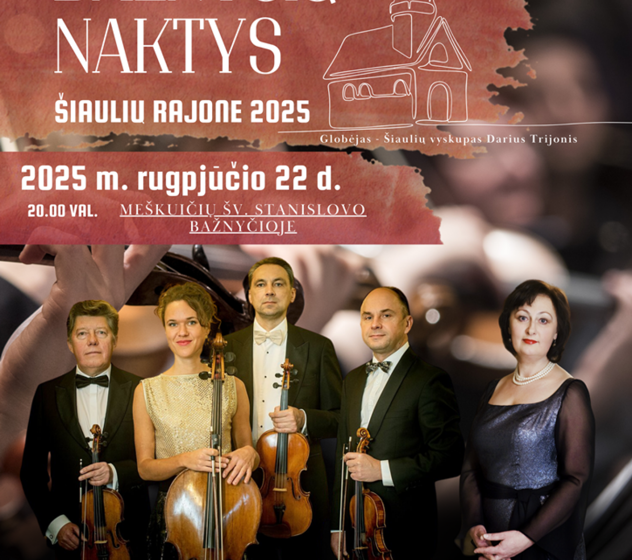    Projekto „Muzikinės bažnyčių naktys Šiaulių rajone” koncertas