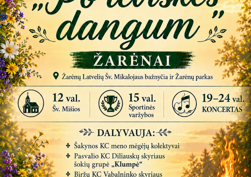 Tradicinė kraštiečių šventė „Po tėviškės dangum“