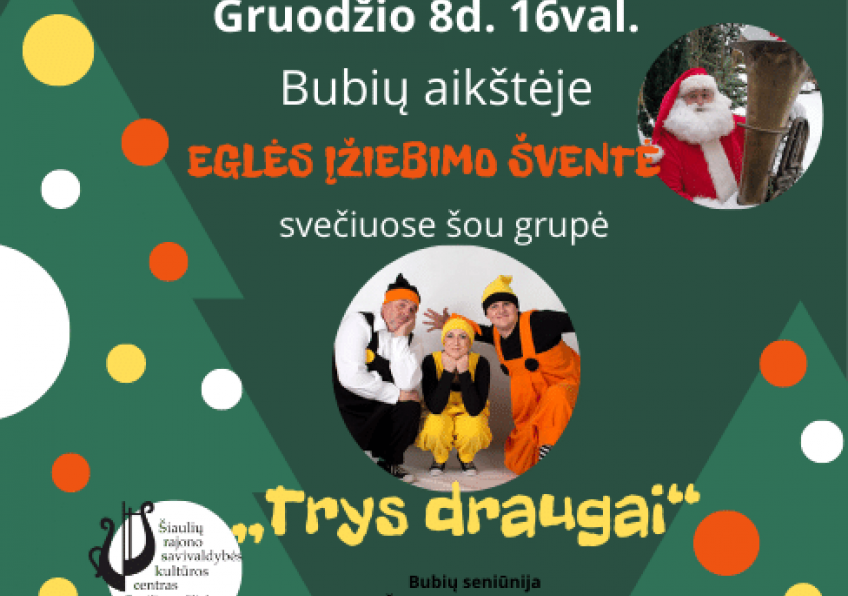 Bubių seniūnijos eglės įžiebimo šventė