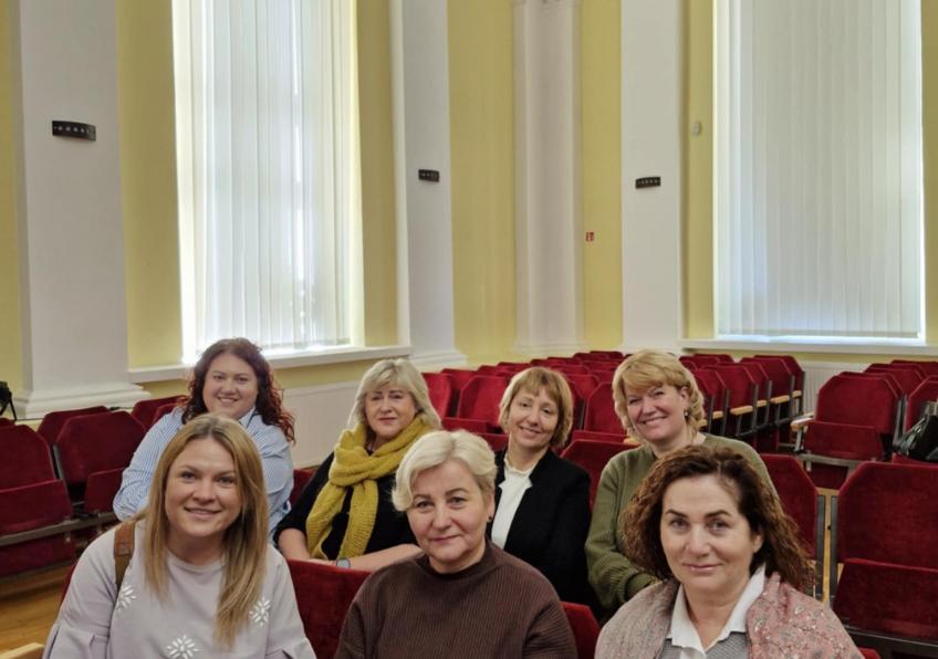Kultūros centro darbuotojai lankosi Salantų kultūros centre