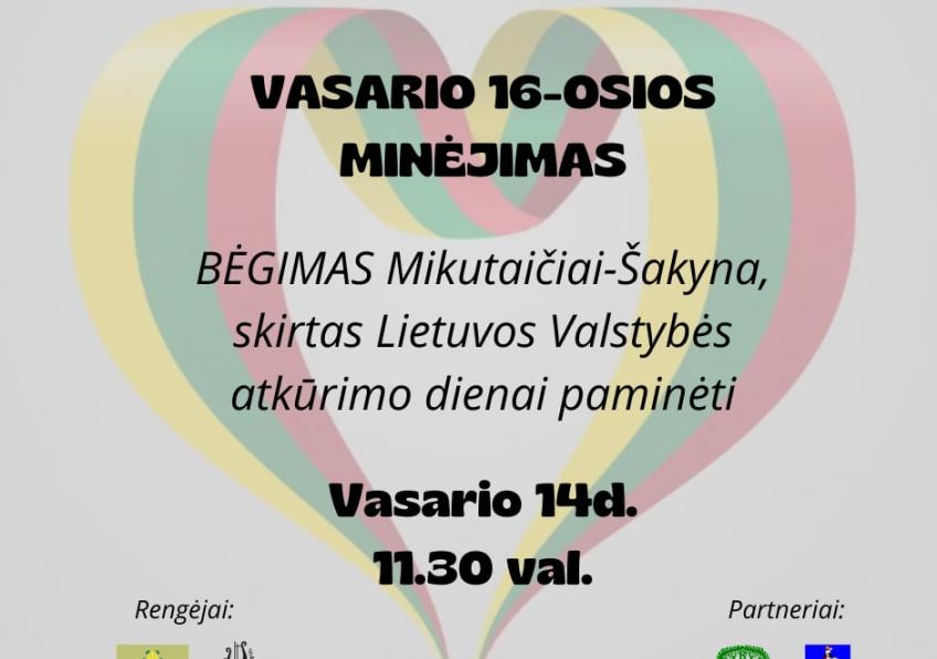 Vasario 16-osios bėgimas Šakynoje