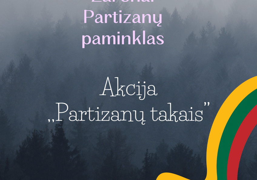 Akcija „Partizanų takais“ - Žarėnuose