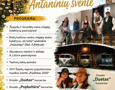 ,,Tradicinė Šiupylių kaimo Antaninių šventė”