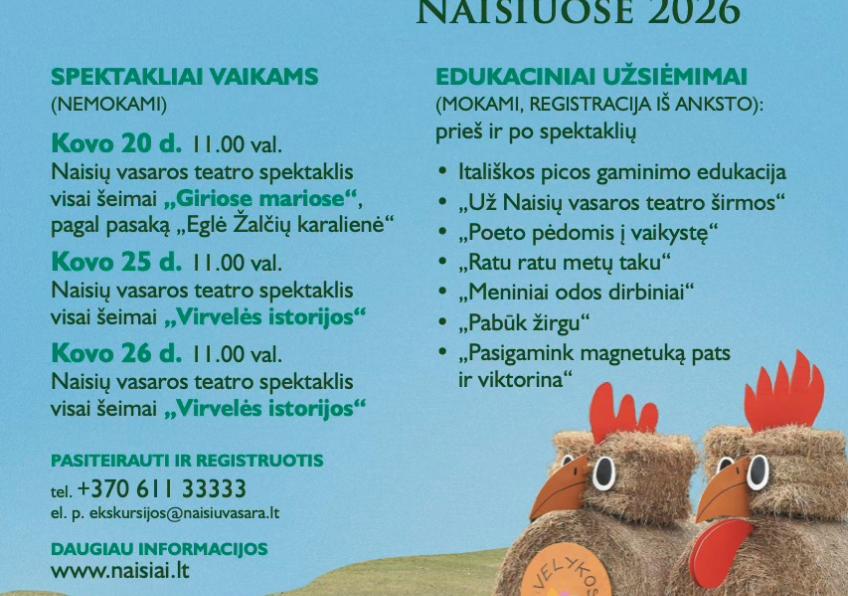 „Atrieda margos Velykos Naisiuose 2026”