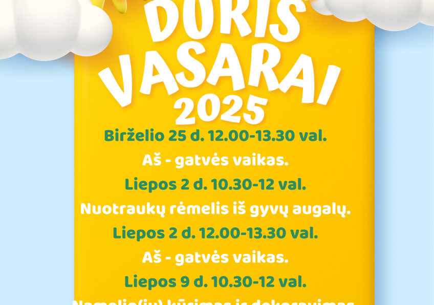 „Atverk duris vasarai" Kuršėnuose