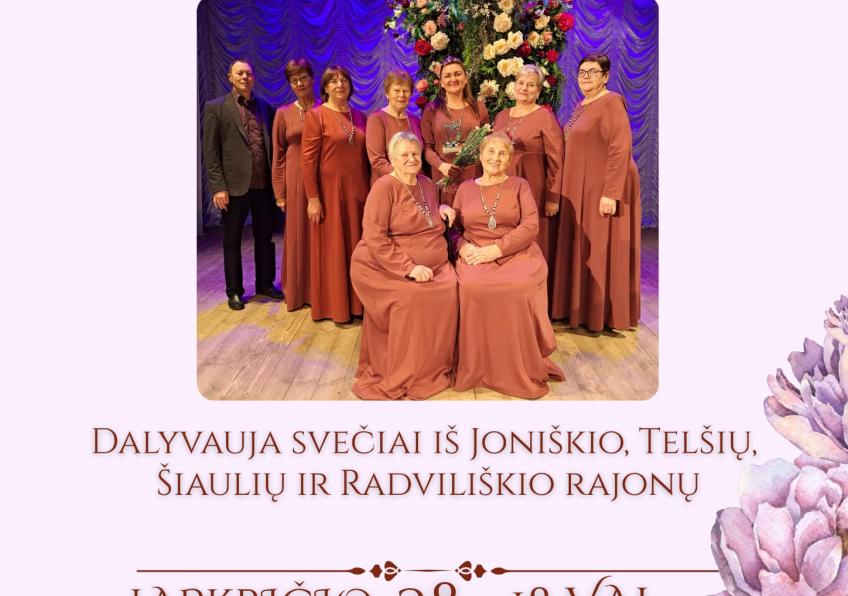 Meškuičių kultūros centro, asmens su negalia moterų vokalinio ansamblio ,,Viltis“ 20- ies metų jubiliejinis koncertas