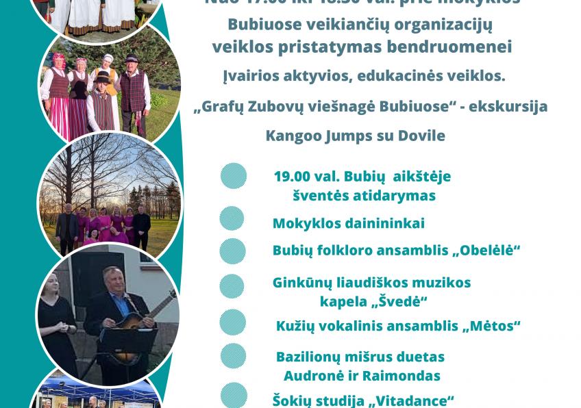 „O VASARĖLĖ…” BUBIUOSE