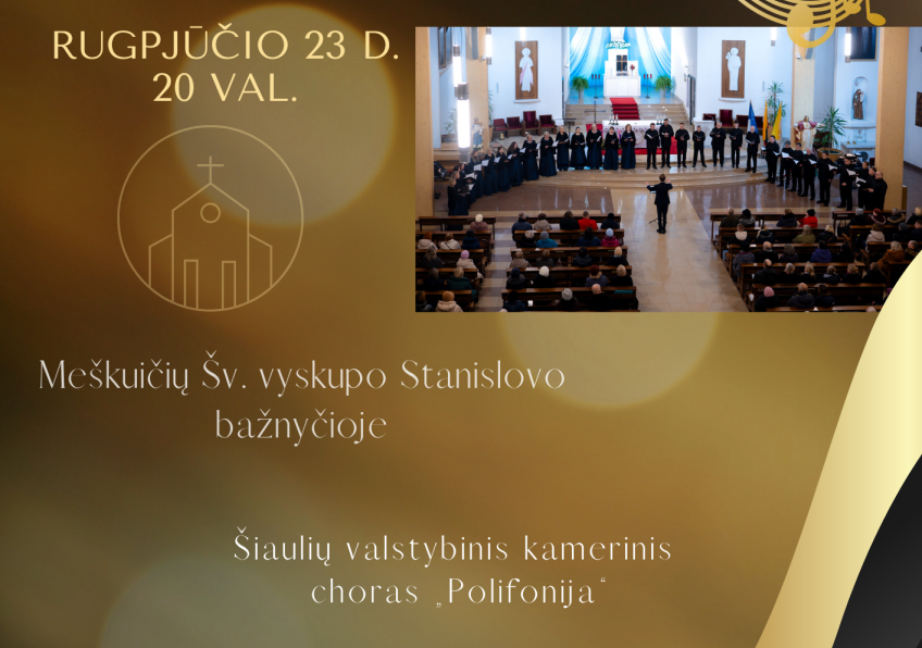 Muzikinės bažnyčių naktys Šiaulių rajone.Šiaulių valstybinis kamerinis choras „Polifonija“