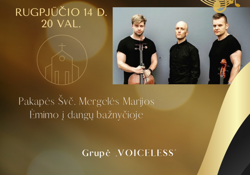 Muzikinės bažnyčių naktys  Grupė „VOICELESS“
