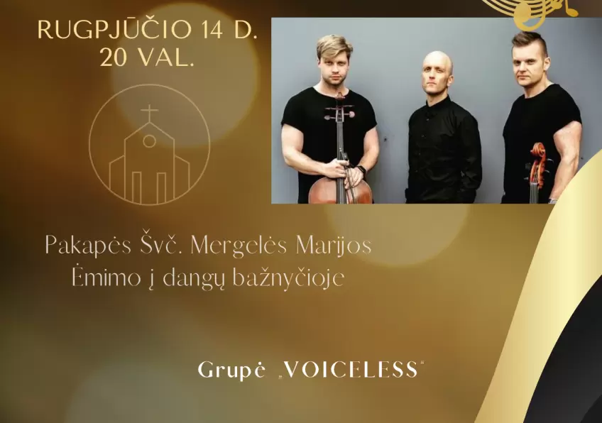 Muzikinės bažnyčių naktys  Grupė „VOICELESS“