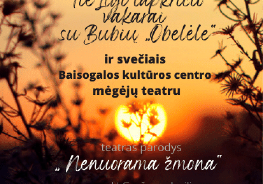 „Tie ilgi lapkričio vakarai” Bubiuose