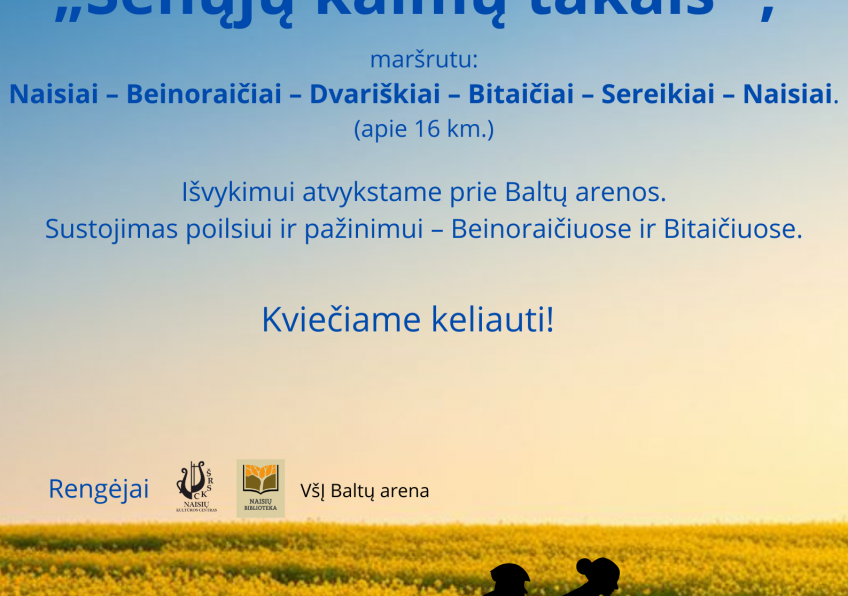 Kultūrinis-pažintinis dviračių žygis „Išnykusių kaimų takais”