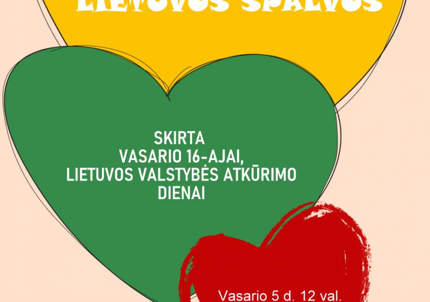 Edukacija vaikams “Lietuvos spalvos”, skirta Vasario 16-ajai