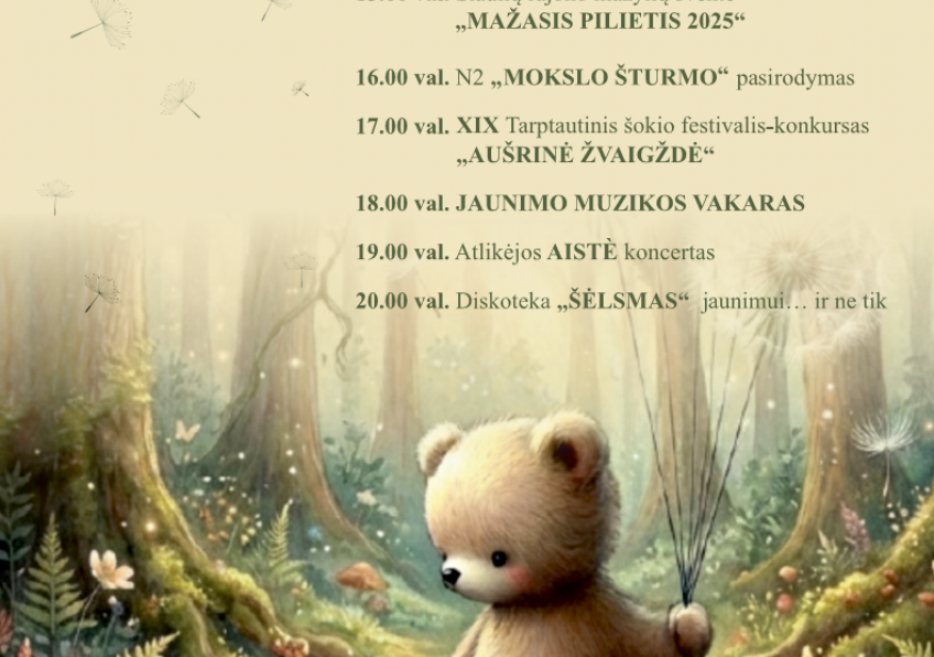 VAIKYSTĖS IR ŠEIMOS ŠVENTĖ KURŠĖNUOSE „VAIKYSTĖ TELPA DELNE“   