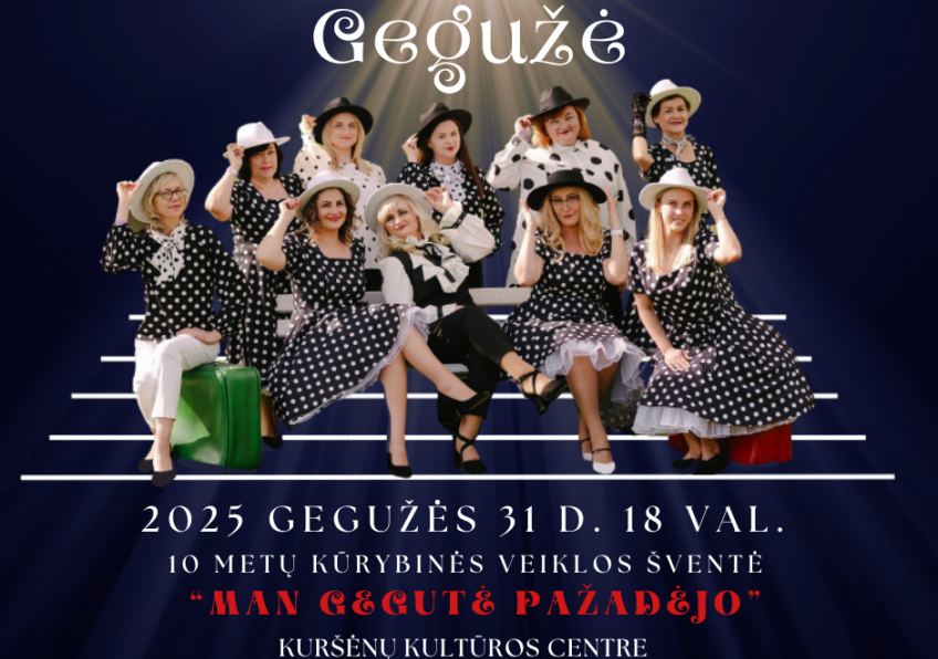 Gegužių vokalinio ansamblio „Gegužė“ 10 metų kūrybinės veiklos šventė „Man gegutė pažadėjo”