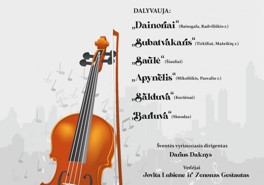 XXII Lietuvos liaudiškos muzikos kapelų šventė „Griežk, smuikeli”