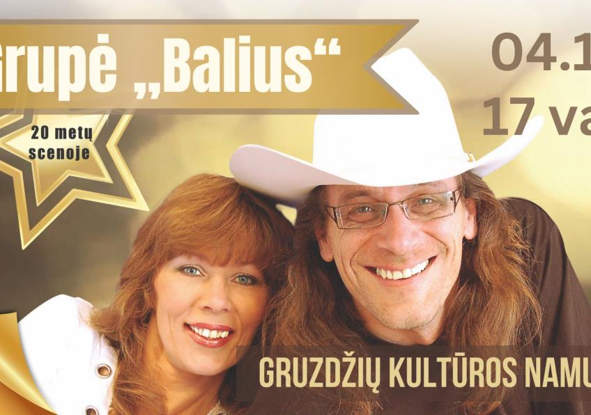 Grupė ,,Balius” - 20 metų scenoje