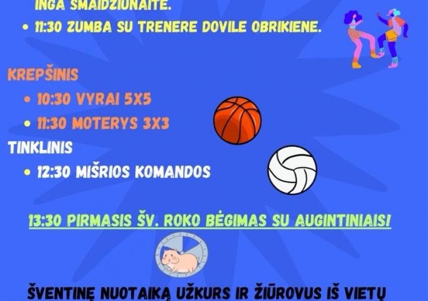 Šv. Roko atlaidai Gruzdžiuose 2024  Sporto diena