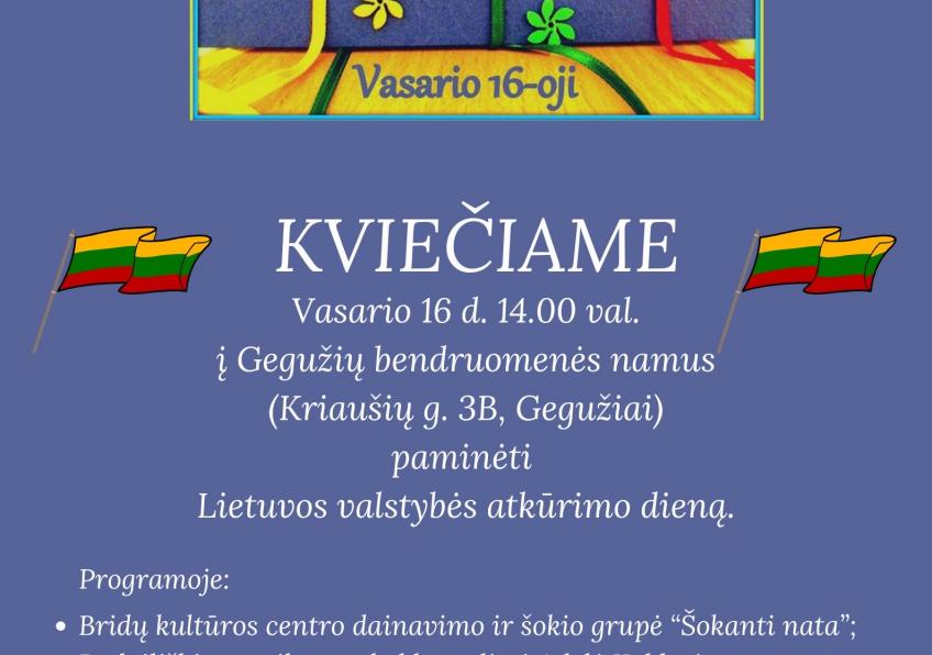    Koncertas  „Geltona, žalia, raudona” Gegužiuose