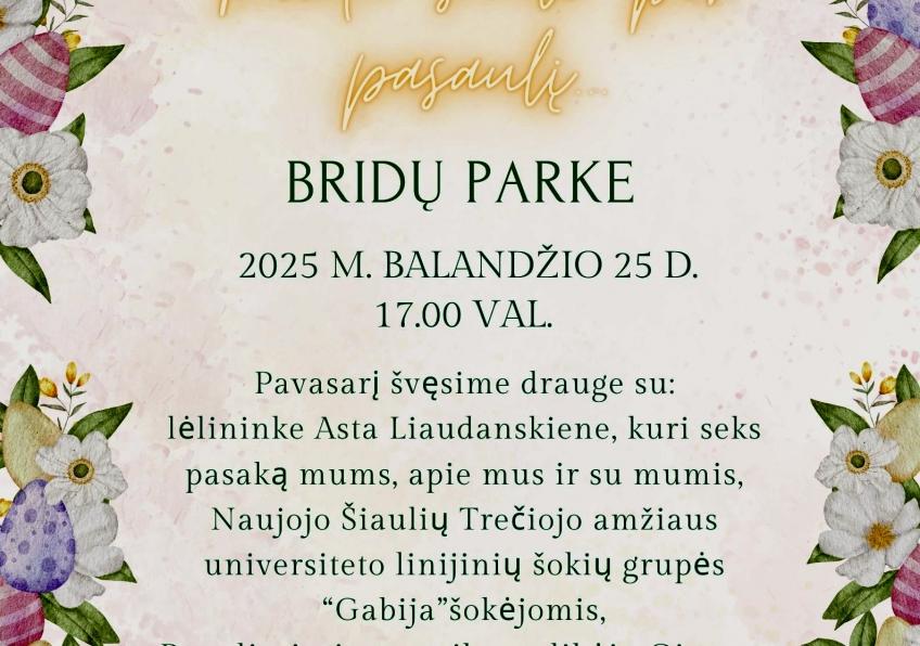 Pavasario šventė „Pavasario šauktuvės - paukščių sugrįžtuvės”