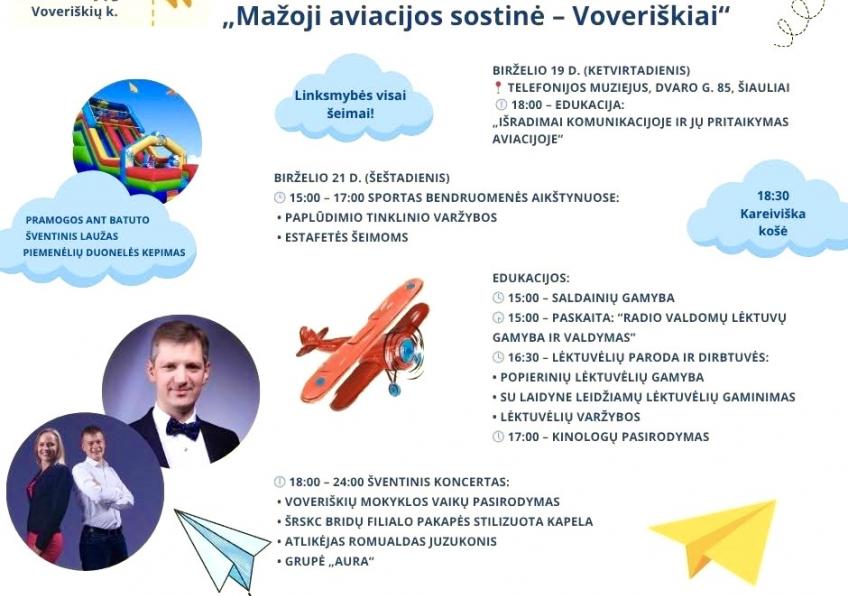 Vasaros šventė „Mažoji aviacijos sostinė - Voveriškiai”