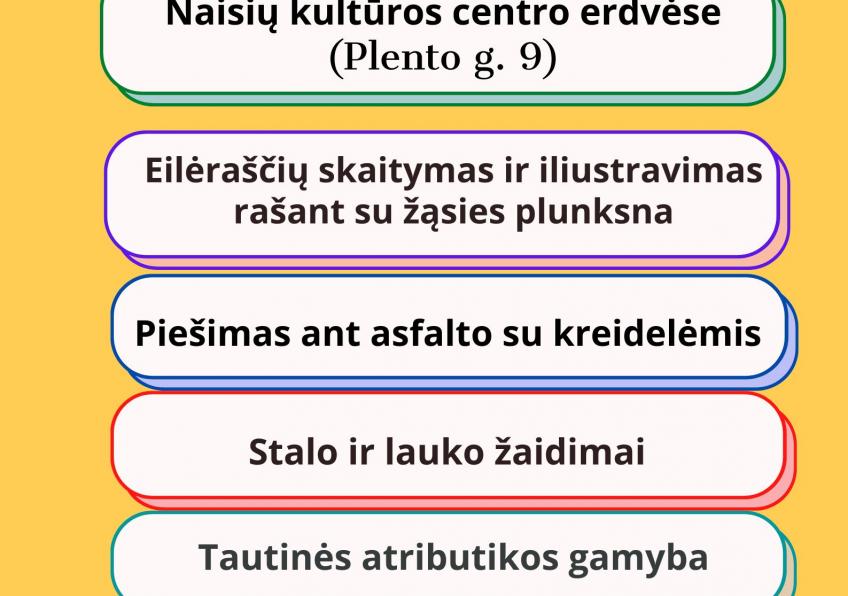 „Atverk duris vasarai” Naisiuose