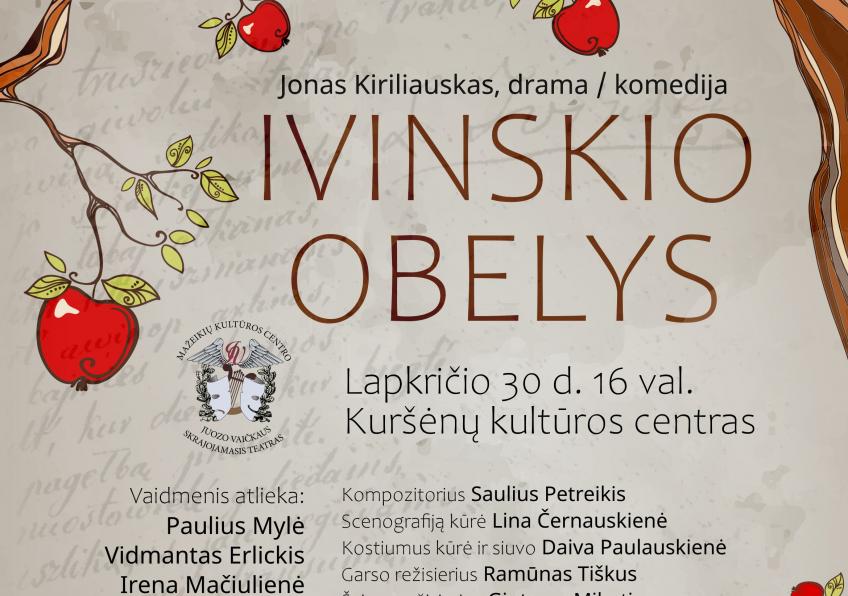 Spektaklis „Ivinskio obelys" NEMOKAMAS!
