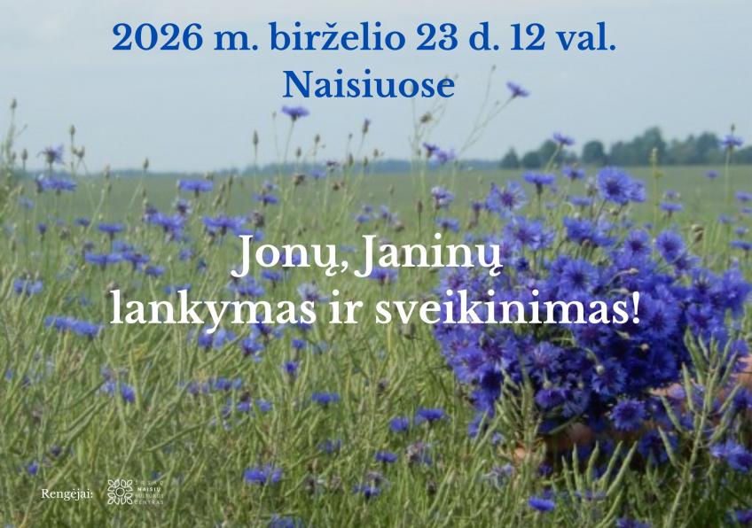 Jonų, Janinų lankymas ir sveikinimas