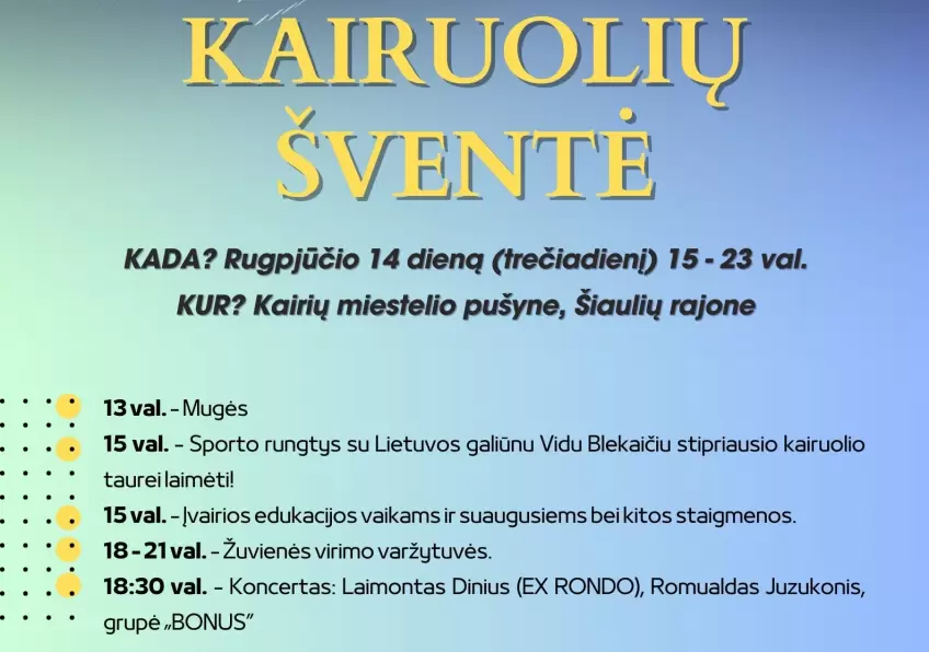 „KAIRUOLIŲ” šventė, skirta tarptautinei kairiarankių dienai paminėti
