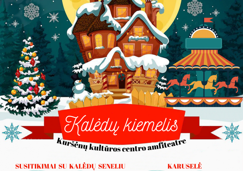 KARUSELĖ ir susitikimas su Kalėdų Seneliu