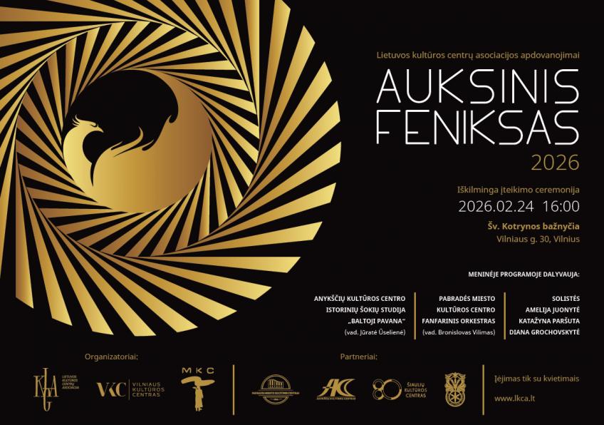 „Auksiniai Feniksai“ Šv. Kotrynos bažnyčioje: solidus  įvertinimas už indėlį į šalies kultūrą
