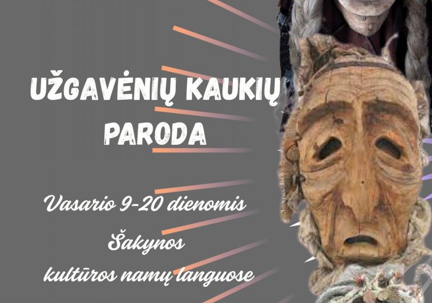 Sigitos Butvidienės Užgavėnių kaukių paroda