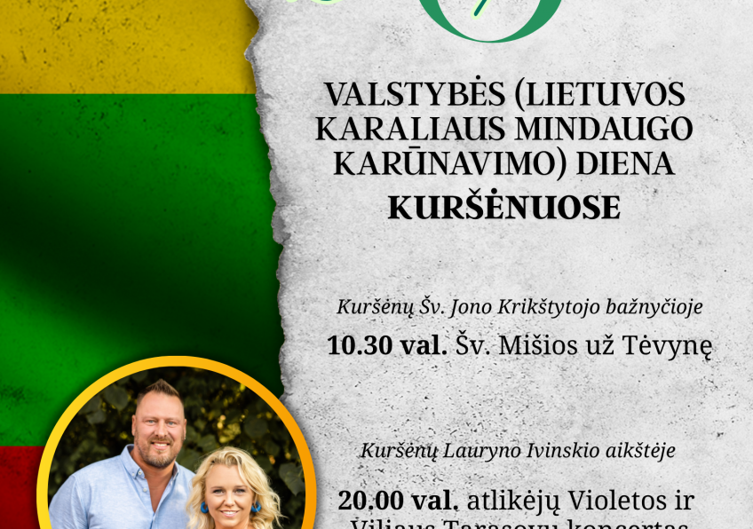 Liepos 6 d. renginiai Kuršėnuose