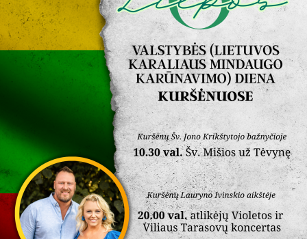 Liepos 6 d. renginiai Kuršėnuose