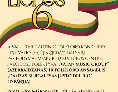 Valstybės (Lietuvos Karaliaus Mindaugo karūnavimo) dienos renginiai Šiaulių rajone