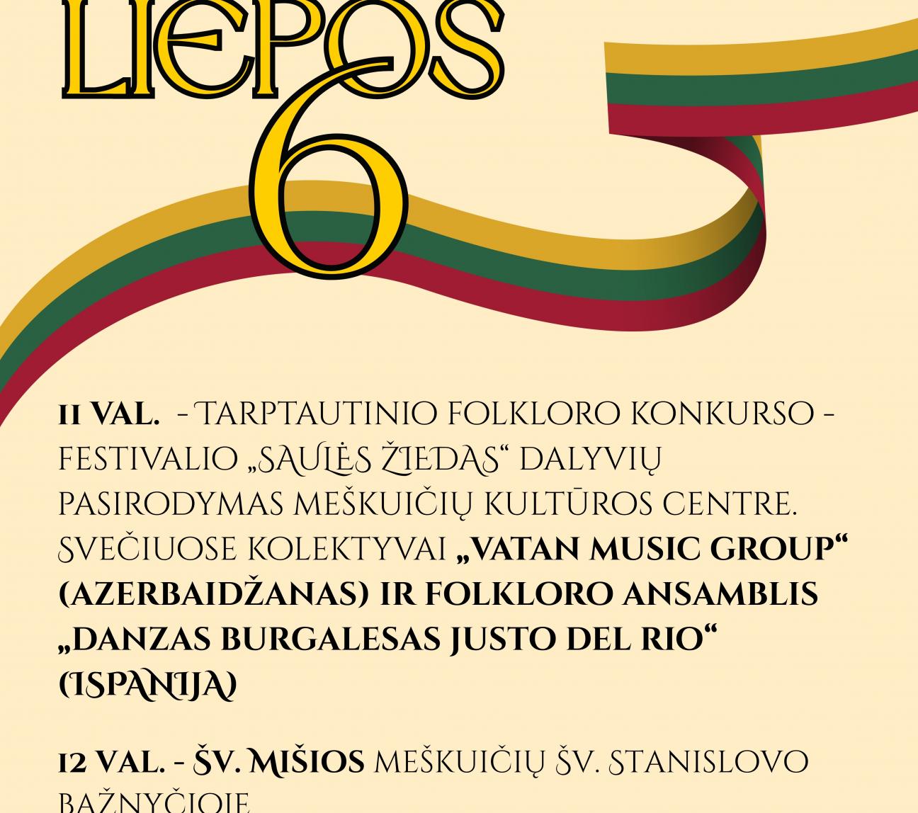 Valstybės (Lietuvos Karaliaus Mindaugo karūnavimo) dienos renginiai Šiaulių rajone